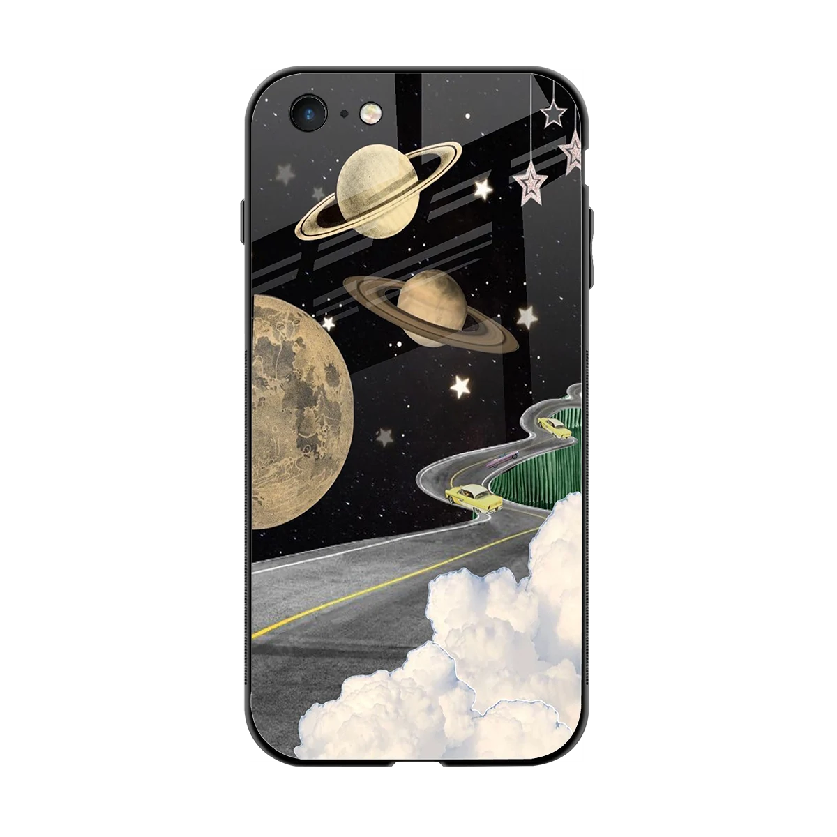 Skyline Galaxy back phone cover | glass case for iphone 6s