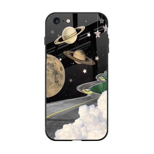 Skyline Galaxy back phone cover | glass case for iphone 6s