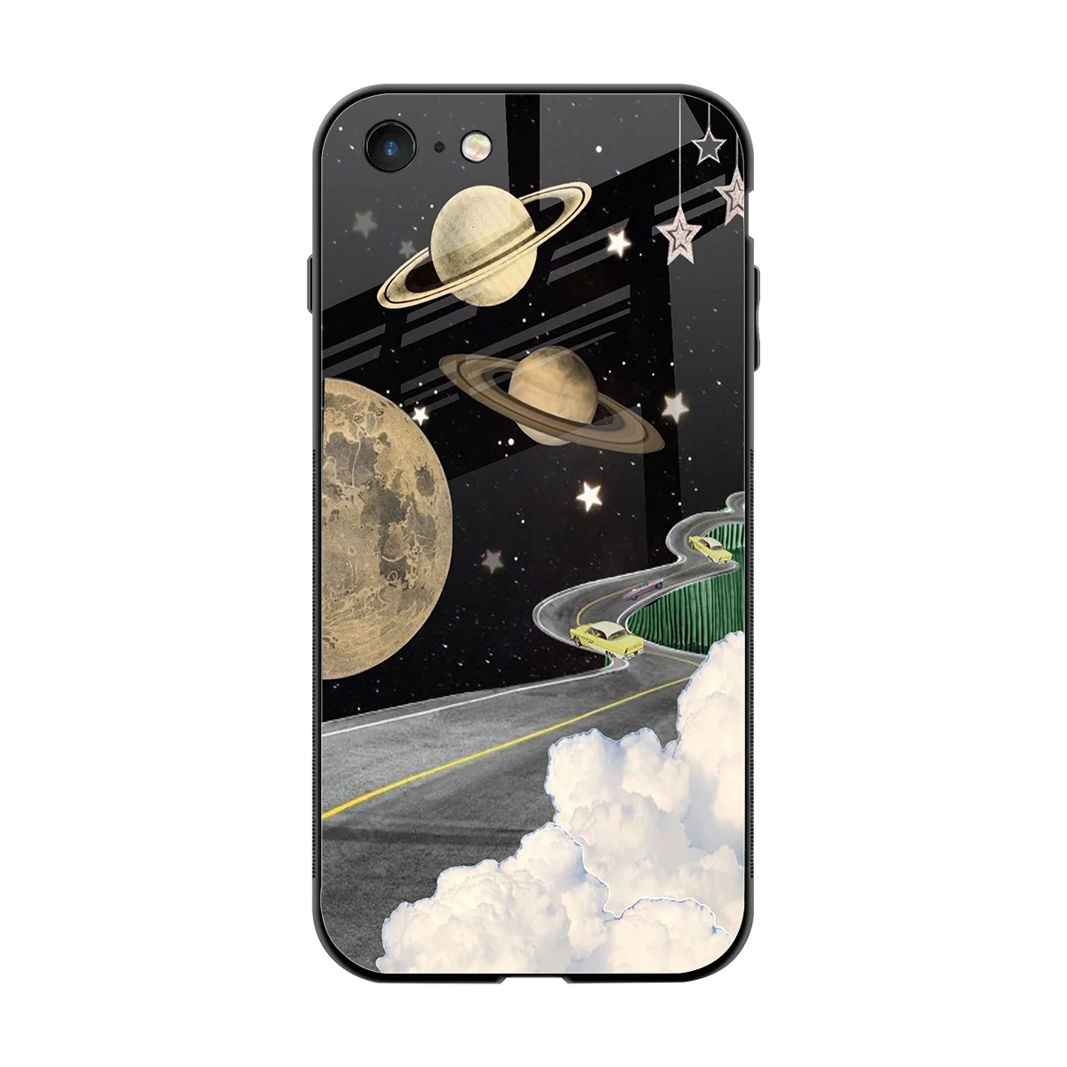 Skyline Galaxy back phone cover | glass case for iphone 7