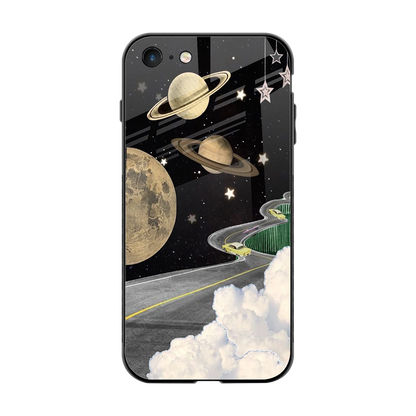 Skyline Galaxy back phone cover | glass case for iphone 7