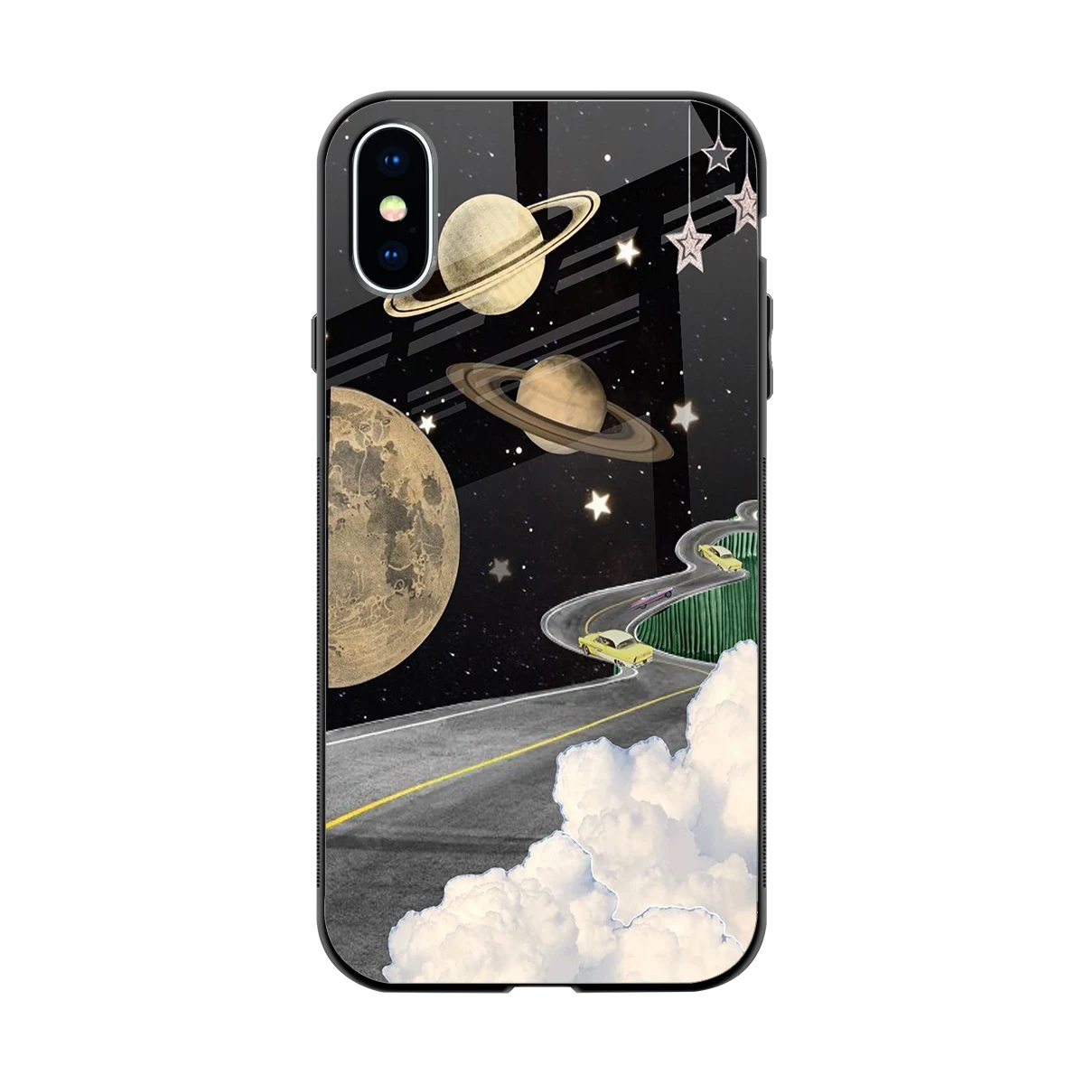 Skyline Galaxy back phone cover | glass case for iphone xs