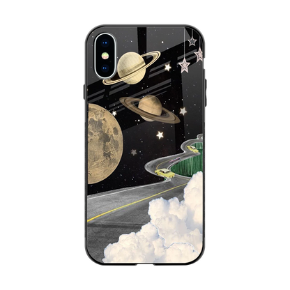Skyline Galaxy back phone cover | glass case for iphone xs