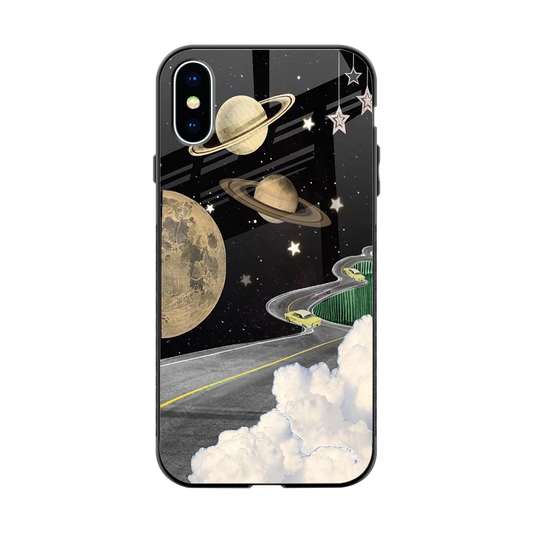 Skyline Galaxy back phone cover | glass case for iphone xs
