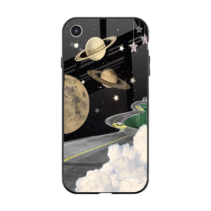 Skyline Galaxy back phone cover | glass case for iphone xr