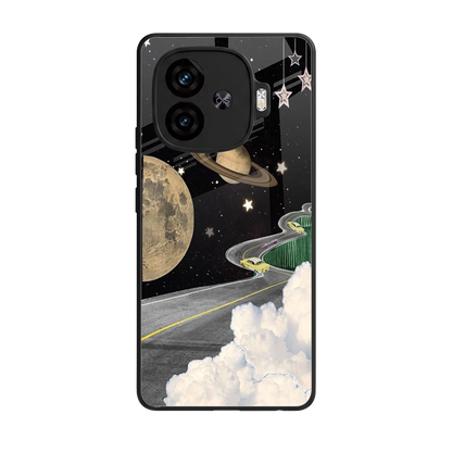 Skyline Galaxy back phone cover | glass case for iqoo neo 10r 5g