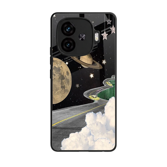 Skyline Galaxy back phone cover | glass case for iqoo neo 10r 5g