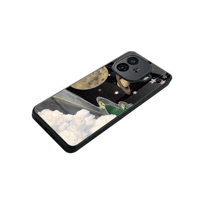 Skyline Galaxy stylish phone case for iqoo neo 10r 5g | glossy glass and slim fit