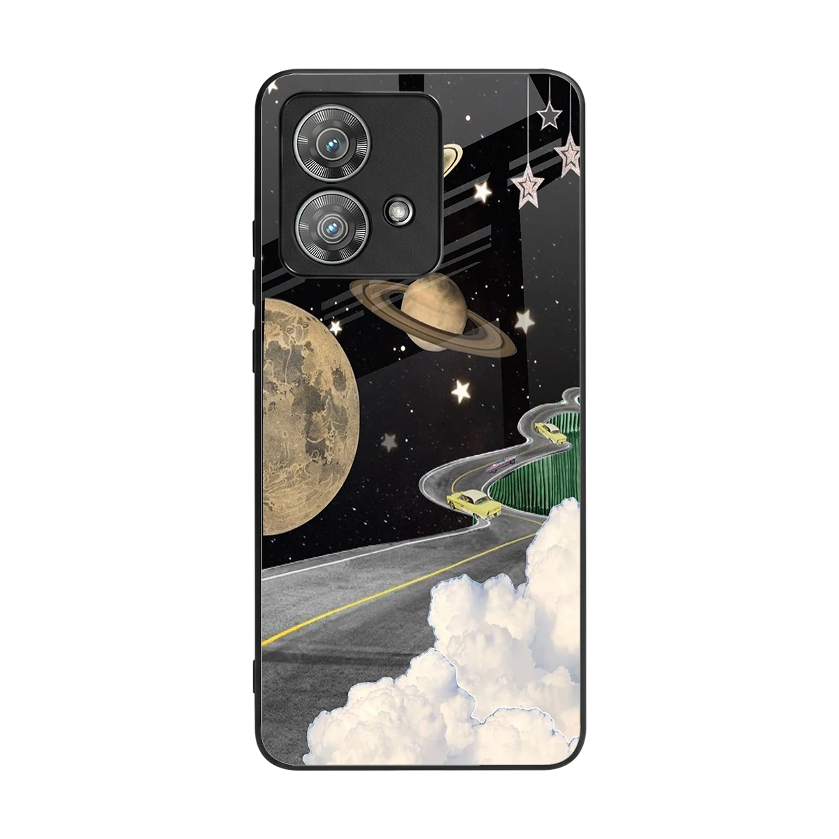 Skyline Galaxy back phone cover | glass case for motorola edge 40 neo 5g