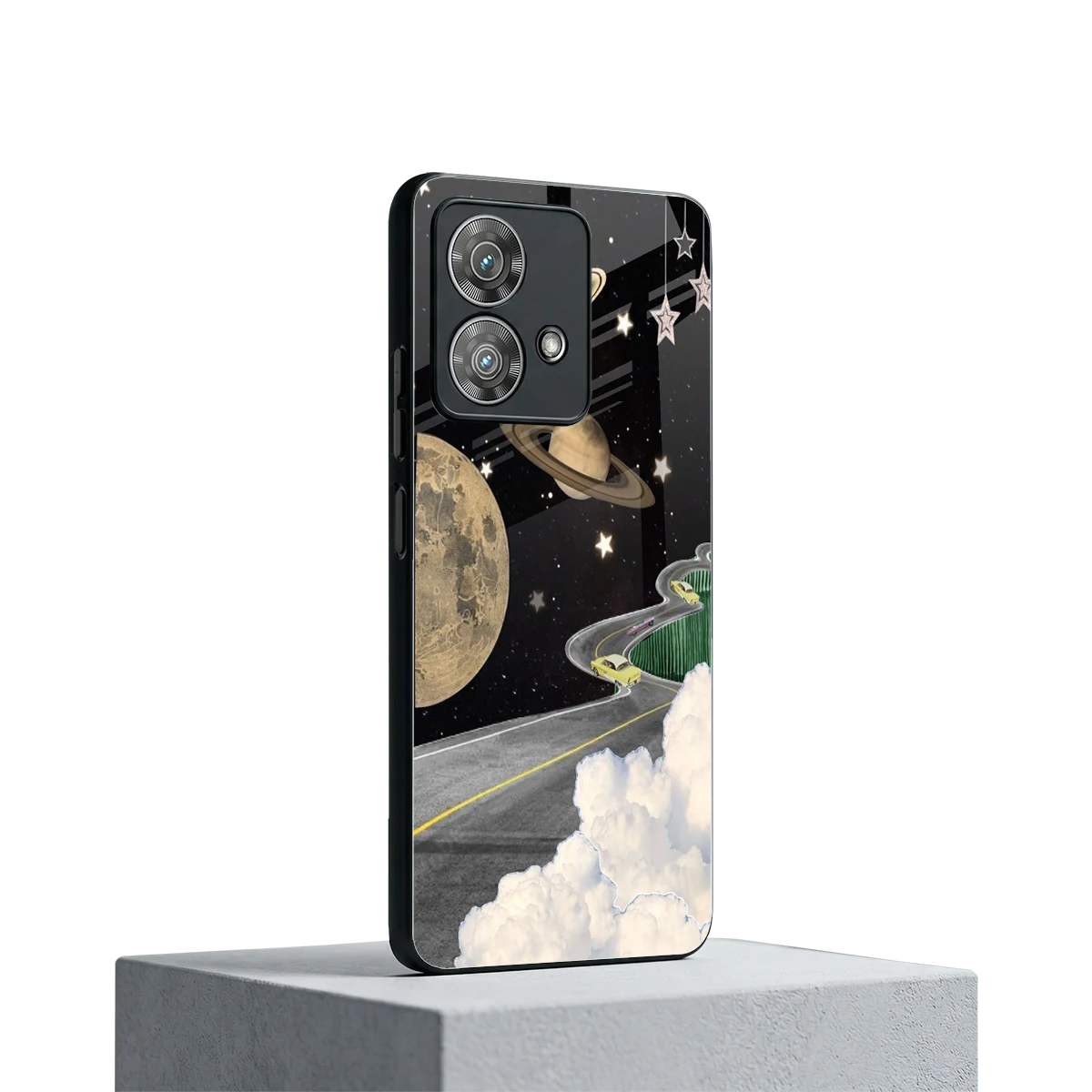 Skyline Galaxy motorola edge 40 neo 5g mobile cover | shockproof glass phone case