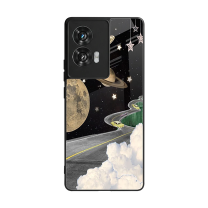 Skyline Galaxy back phone cover | glass case for motorola edge 50 fusion