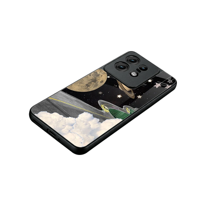 Skyline Galaxy stylish phone case for motorola edge 50 pro | glossy glass and slim fit