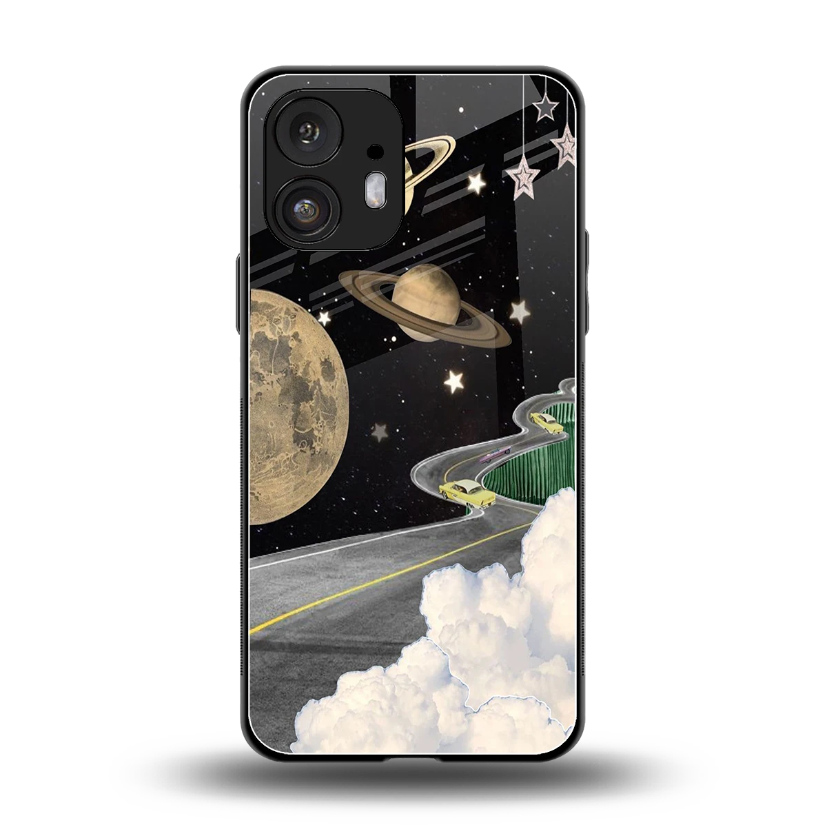Skyline Galaxy back phone cover | glass case for nothing phone 2