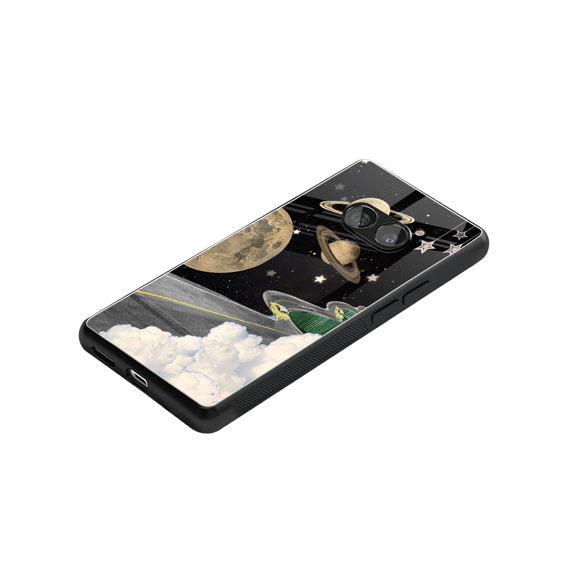 Skyline Galaxy stylish phone case for nothing phone 2a plus | glossy glass and slim fit