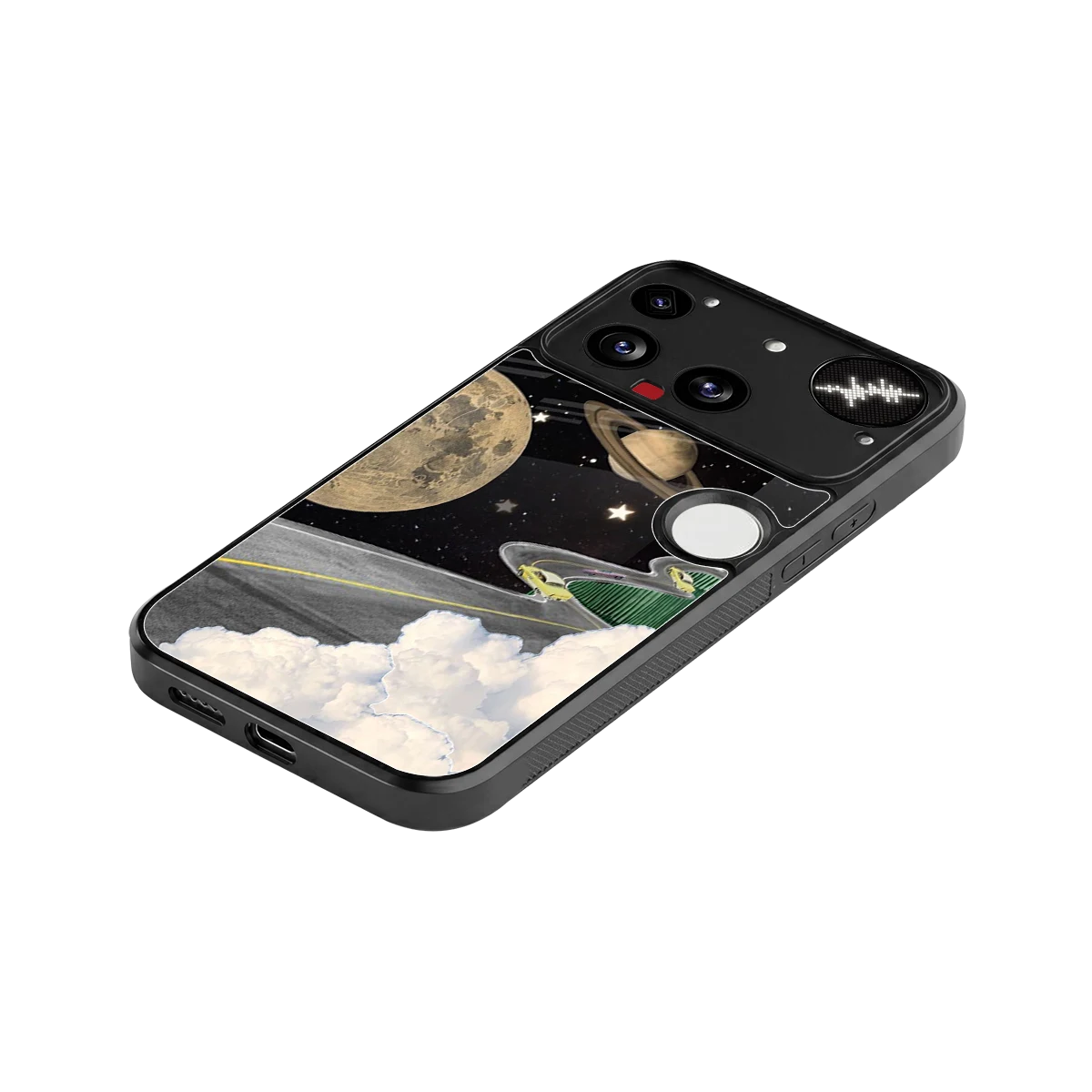 Skyline Galaxy stylish phone case for nothing phone 3 | glossy glass and slim fit