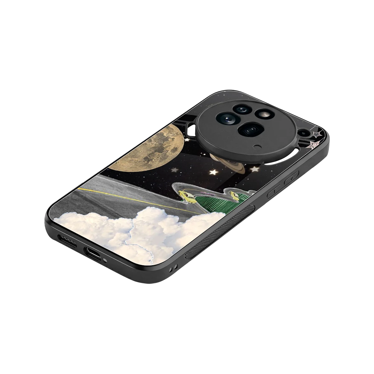Skyline Galaxy stylish phone case for nothing phone 3a pro | glossy glass and slim fit