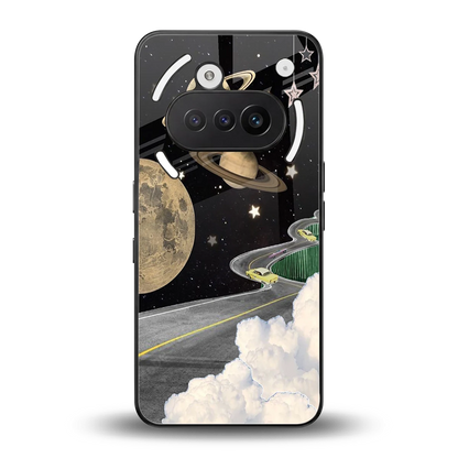 Skyline Galaxy back phone cover | glass case for nothing phone 3a