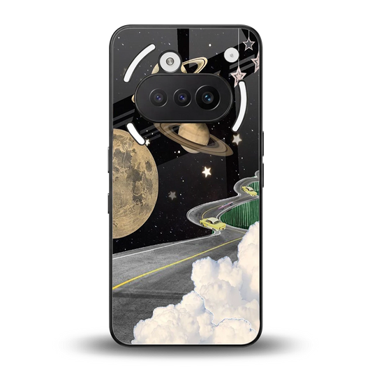 Skyline Galaxy back phone cover | glass case for nothing phone 3a
