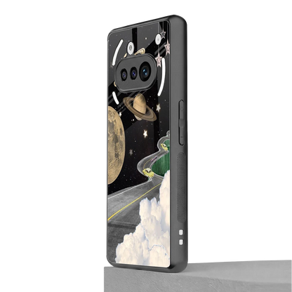 Skyline Galaxy nothing phone 3a mobile cover | shockproof glass phone case