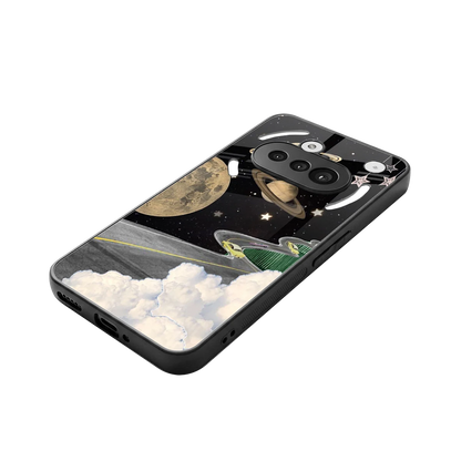 Skyline Galaxy stylish phone case for nothing phone 3a | glossy glass and slim fit