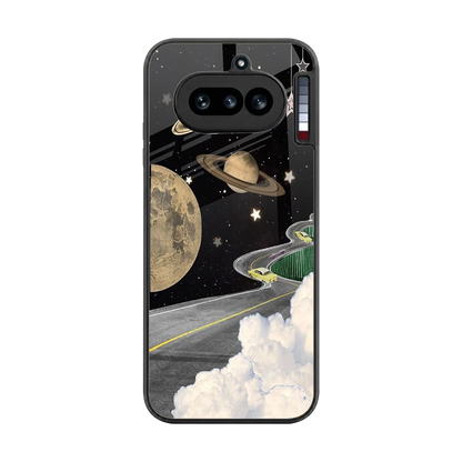Skyline Galaxy back phone cover | glass case for nothing phone 4a