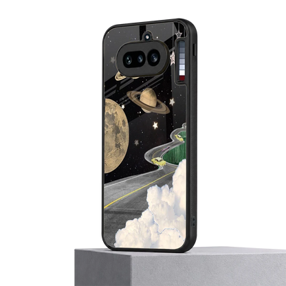 Skyline Galaxy nothing phone 4a mobile cover | shockproof glass phone case