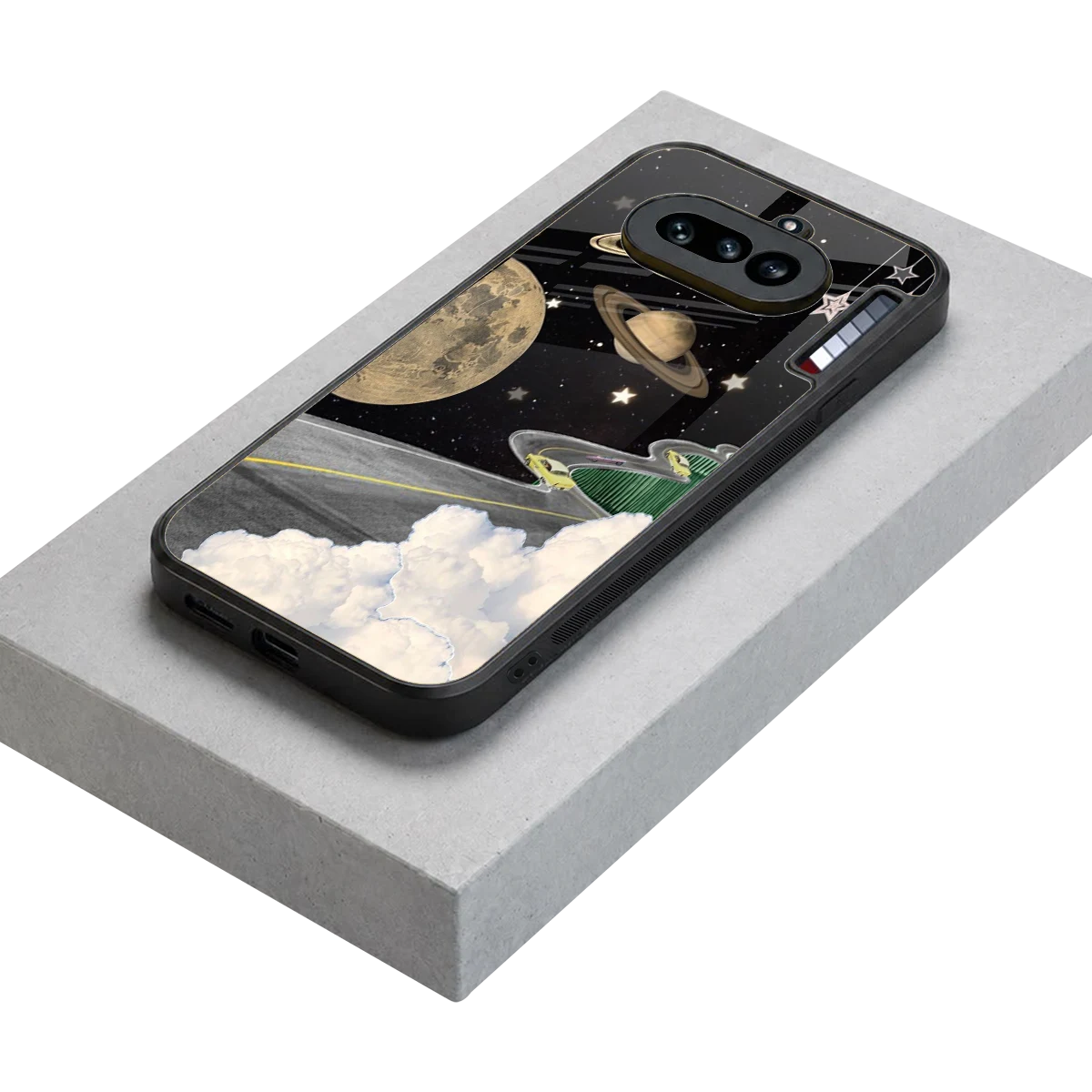 Skyline Galaxy stylish phone case for nothing phone 4a | glossy glass and slim fit
