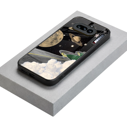 Skyline Galaxy stylish phone case for nothing phone 4a | glossy glass and slim fit