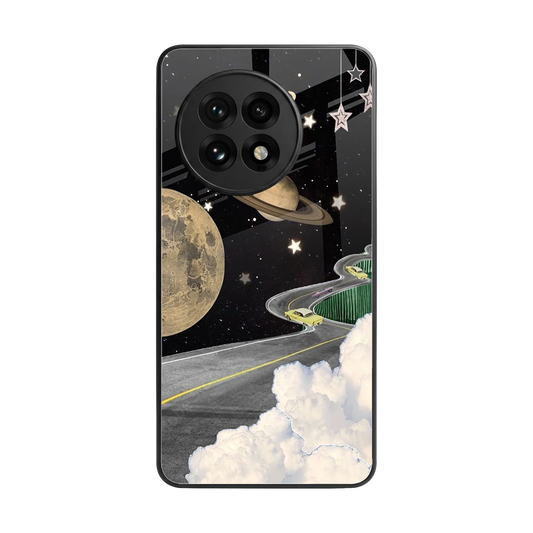 Skyline Galaxy back phone cover | glass case for oneplus 13r