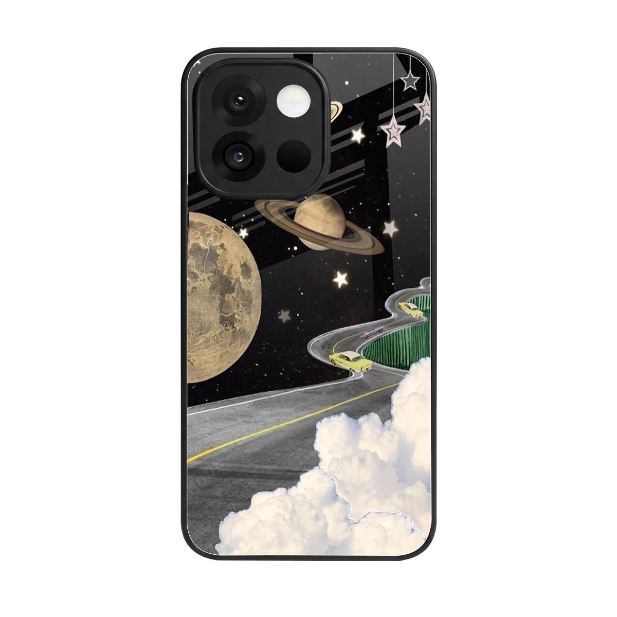 Skyline Galaxy back phone cover | glass case for oneplus 13s