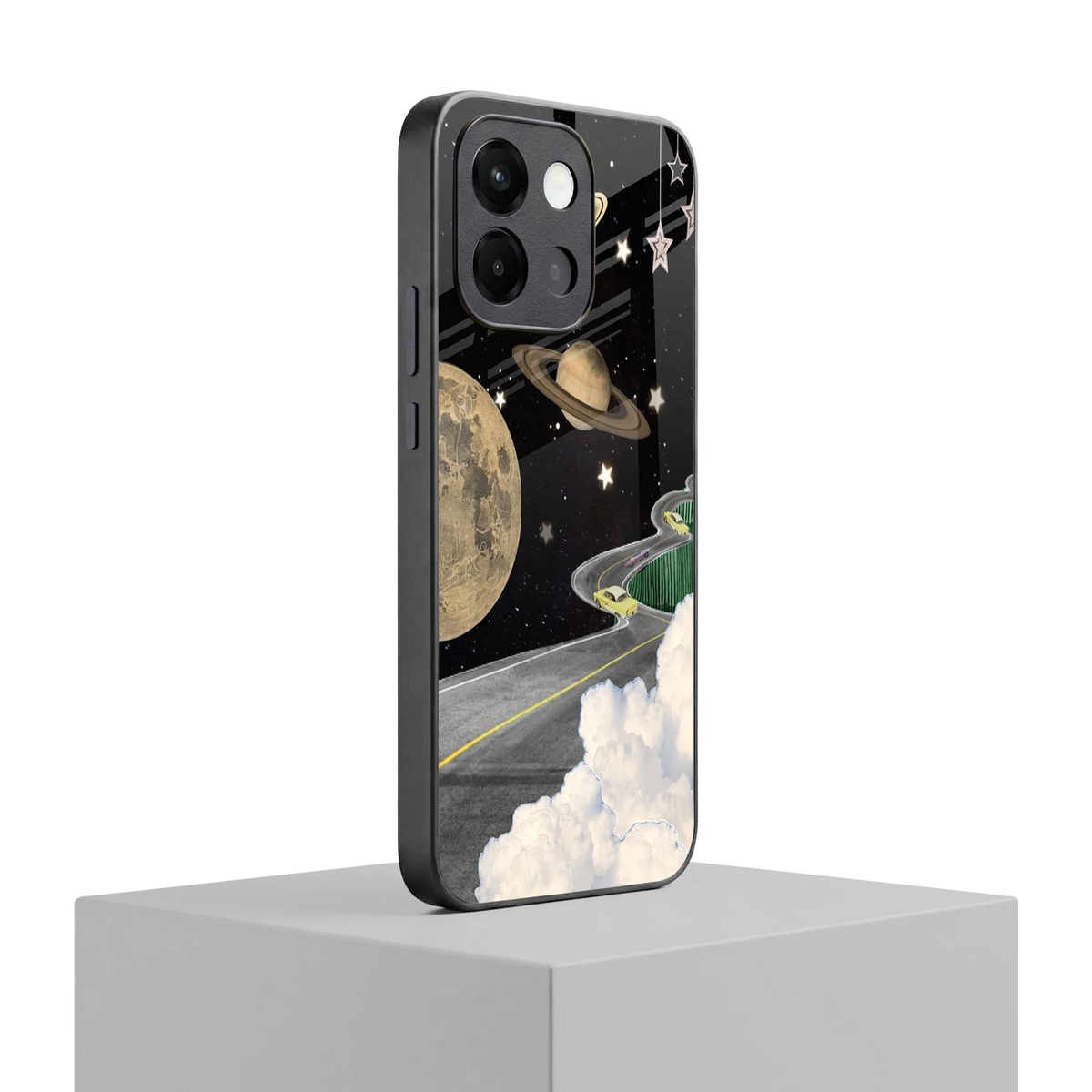 Skyline Galaxy oneplus 13s mobile cover | shockproof glass phone case