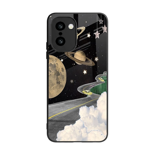 Skyline Galaxy back phone cover | glass case for oneplus 15r