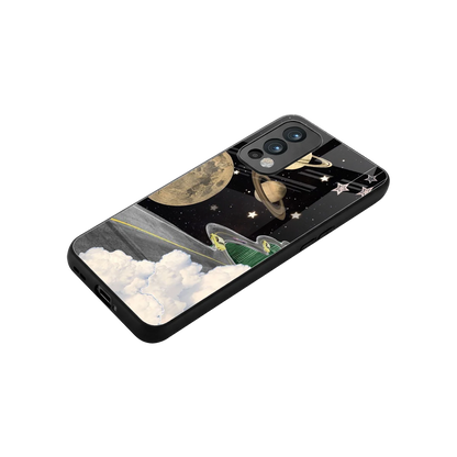 Skyline Galaxy stylish phone case for oneplus nord 2 | glossy glass and slim fit