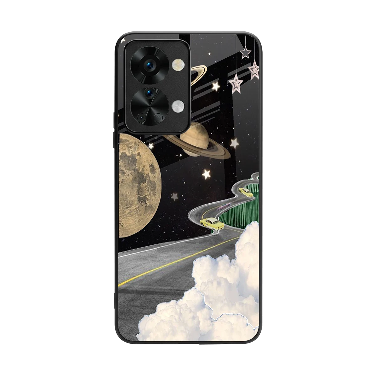 Skyline Galaxy back phone cover | glass case for oneplus nord 2t