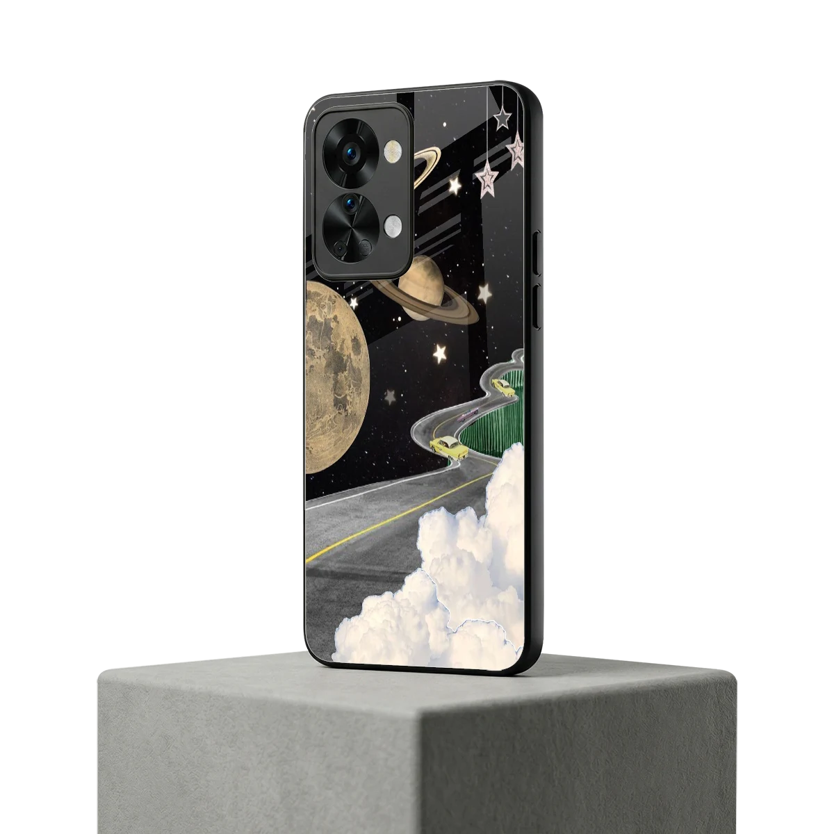 Skyline Galaxy oneplus nord 2t mobile cover | shockproof glass phone case
