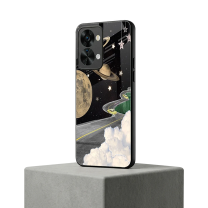 Skyline Galaxy oneplus nord 2t mobile cover | shockproof glass phone case