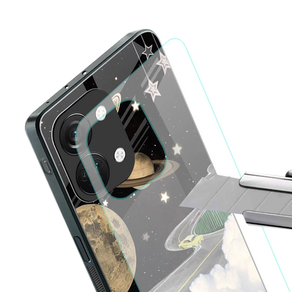 Skyline Galaxy stylish phone case for oneplus nord 3 | glossy glass and slim fit