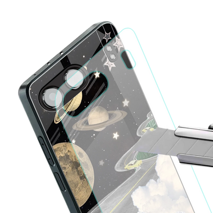 Skyline Galaxy stylish phone case for oneplus nord 4 | glossy glass and slim fit