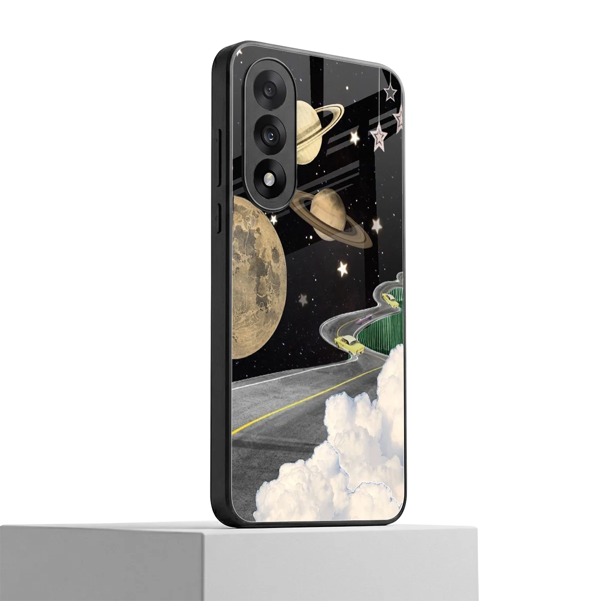 Skyline Galaxy oneplus nord 5 mobile cover | shockproof glass phone case
