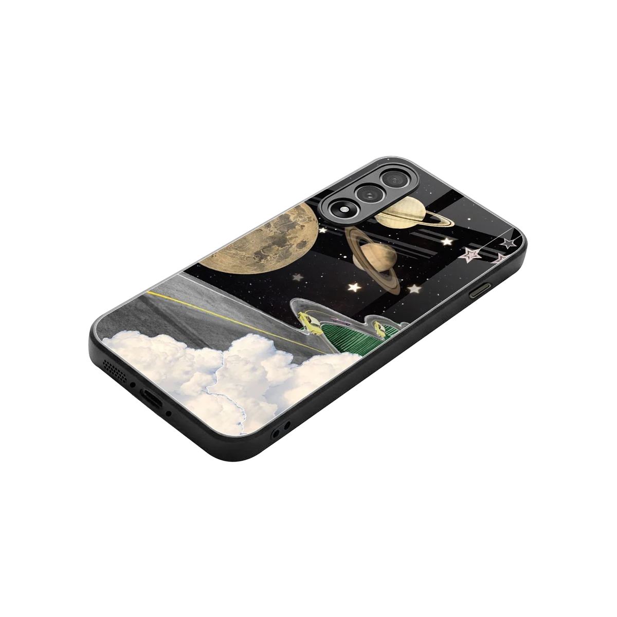 Skyline Galaxy stylish phone case for oneplus nord 5 | glossy glass and slim fit