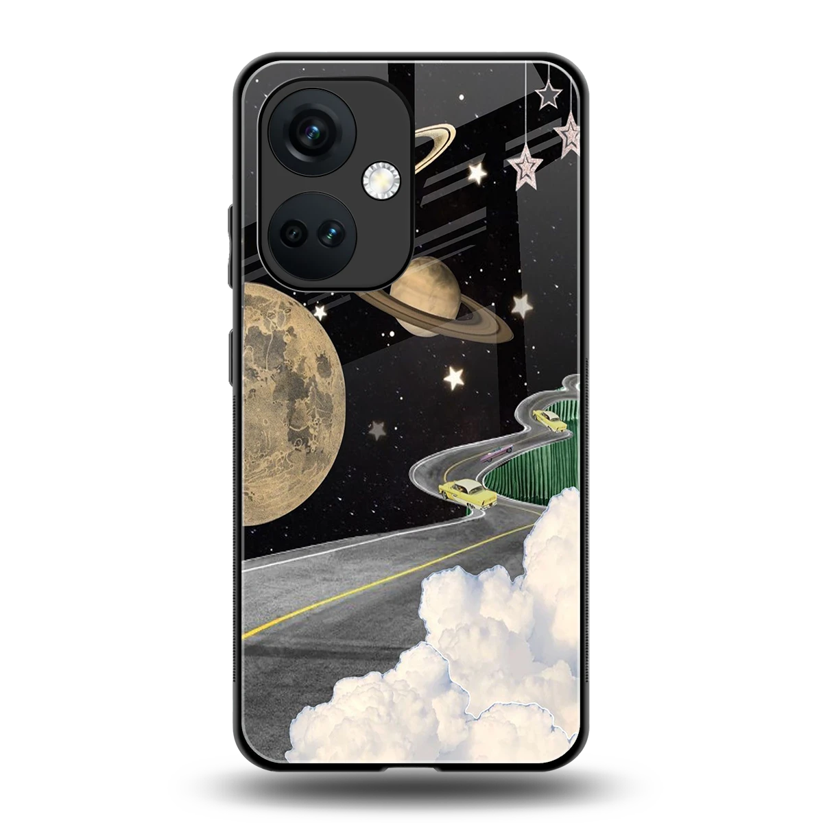 Skyline Galaxy back phone cover | glass case for oneplus nord ce 3