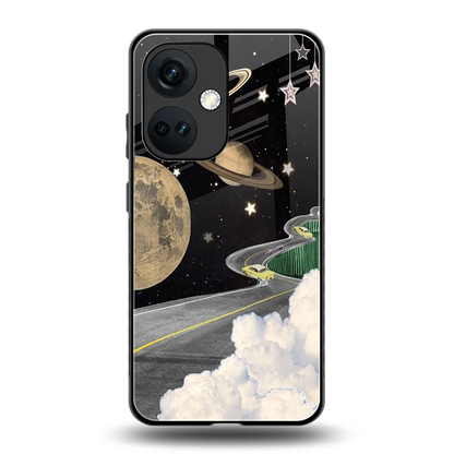 Skyline Galaxy back phone cover | glass case for oneplus nord ce 3