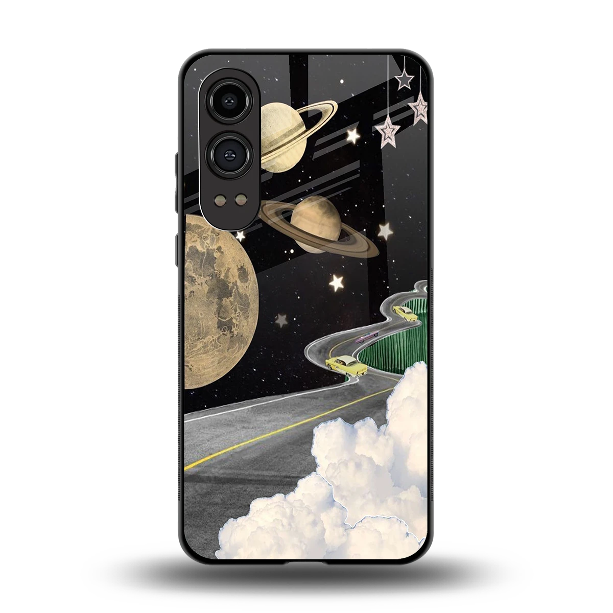 Skyline Galaxy back phone cover | glass case for oneplus nord ce 4 lite