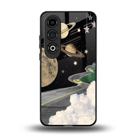 Skyline Galaxy back phone cover | glass case for oneplus nord ce 4