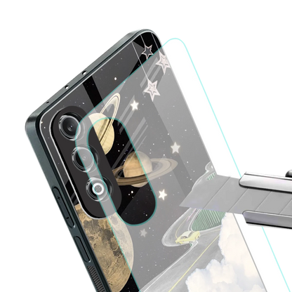 Skyline Galaxy stylish phone case for oneplus nord ce 4 | glossy glass and slim fit