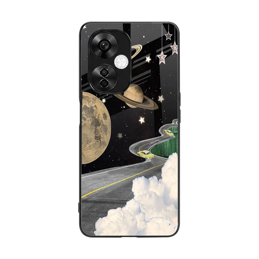 Skyline Galaxy back phone cover | glass case for oneplus nord ce 3 lite