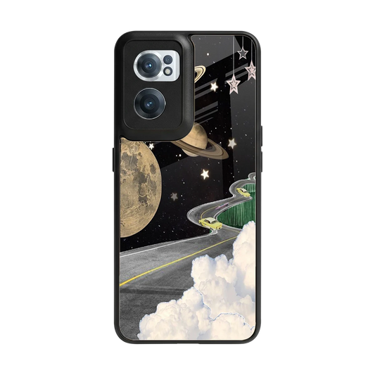 Skyline Galaxy back phone cover | glass case for oneplus nord ce 2