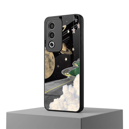 Skyline Galaxy oppo a3 pro mobile cover | shockproof glass phone case