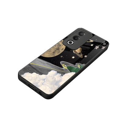 Skyline Galaxy stylish phone case for oppo a3 pro | glossy glass and slim fit