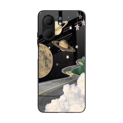 Skyline Galaxy back phone cover | glass case for oppo a5x 5g