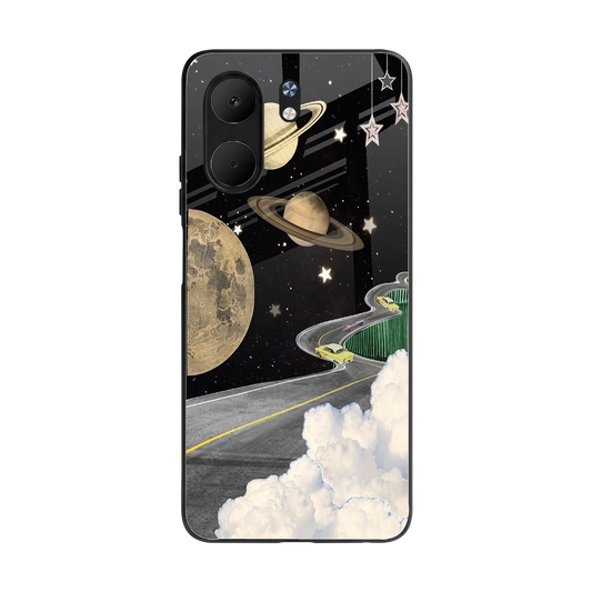 Skyline Galaxy back phone cover | glass case for oppo a5x 5g